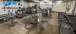 Industrial plant/refrigeration processing plant for deboning and processing meats and sausages.