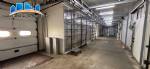 Industrial plant/refrigeration processing plant for deboning and processing meats and sausages.