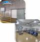 Complete industrial plant for the production of food products such as sauces, beverage concentrates, syrups, toppings, condiments, and cosmetics.